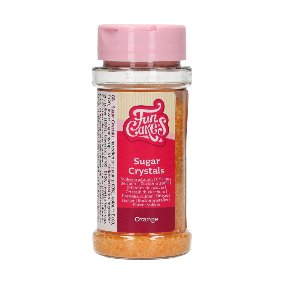 FunCakes suikerkristallen Orange 80 g