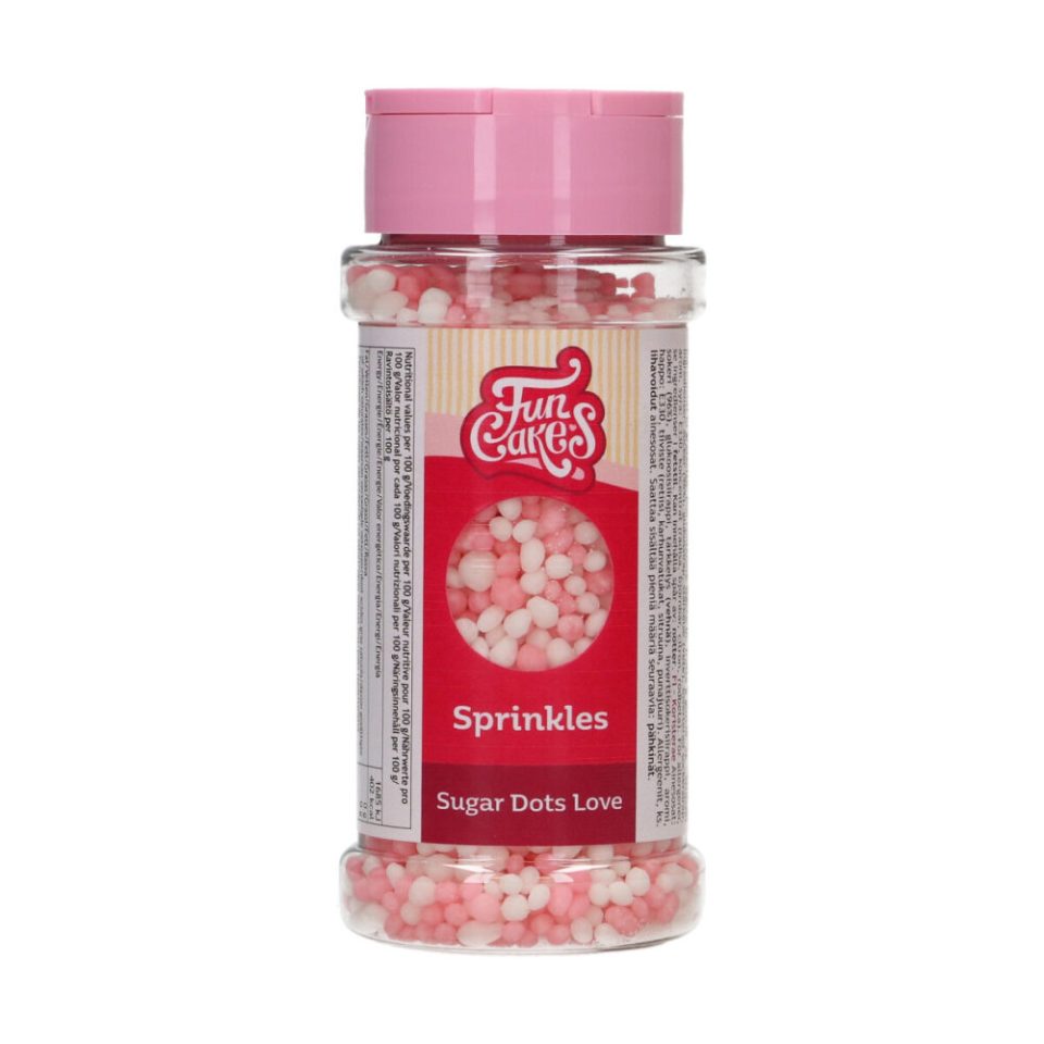 FunCakes Sugar Dots Love 80 g