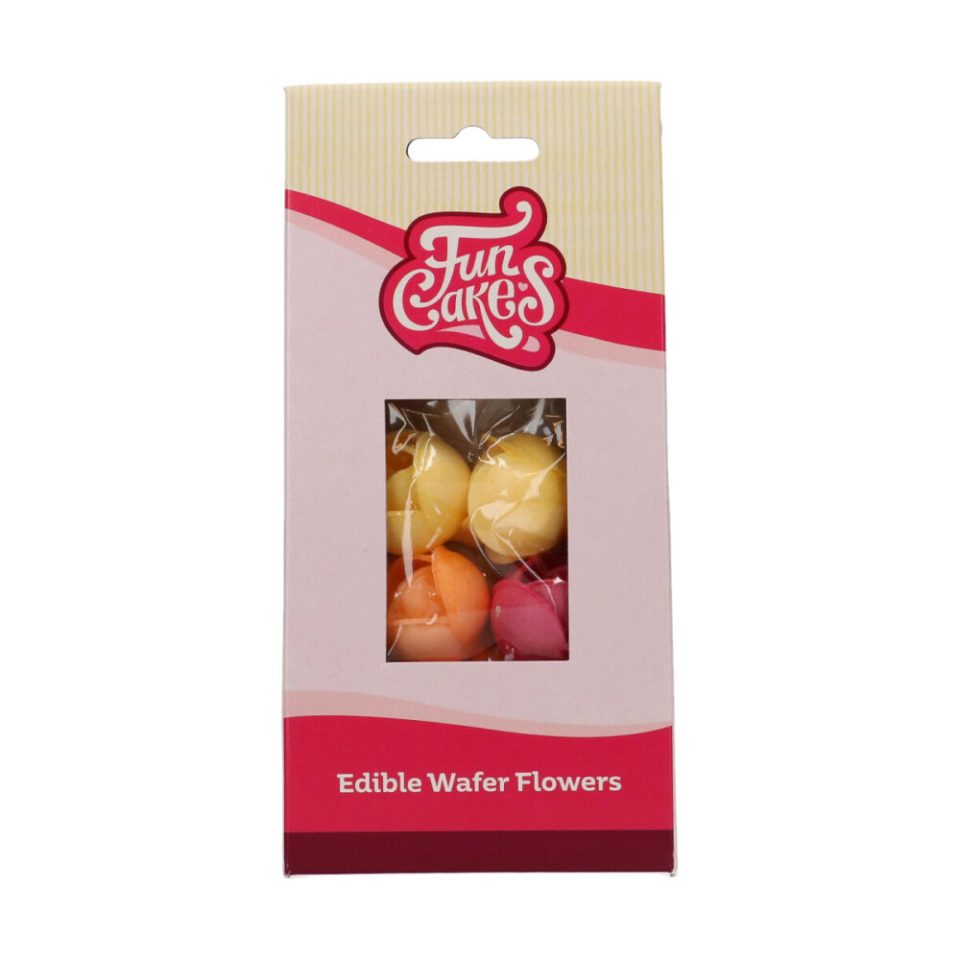 FunCakes Edible Wafer Flowers Peony 7 stuks