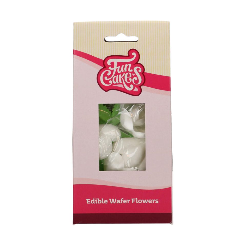 FunCakes Edible Wafer Flowers Tulip & Leaves 12 stuks