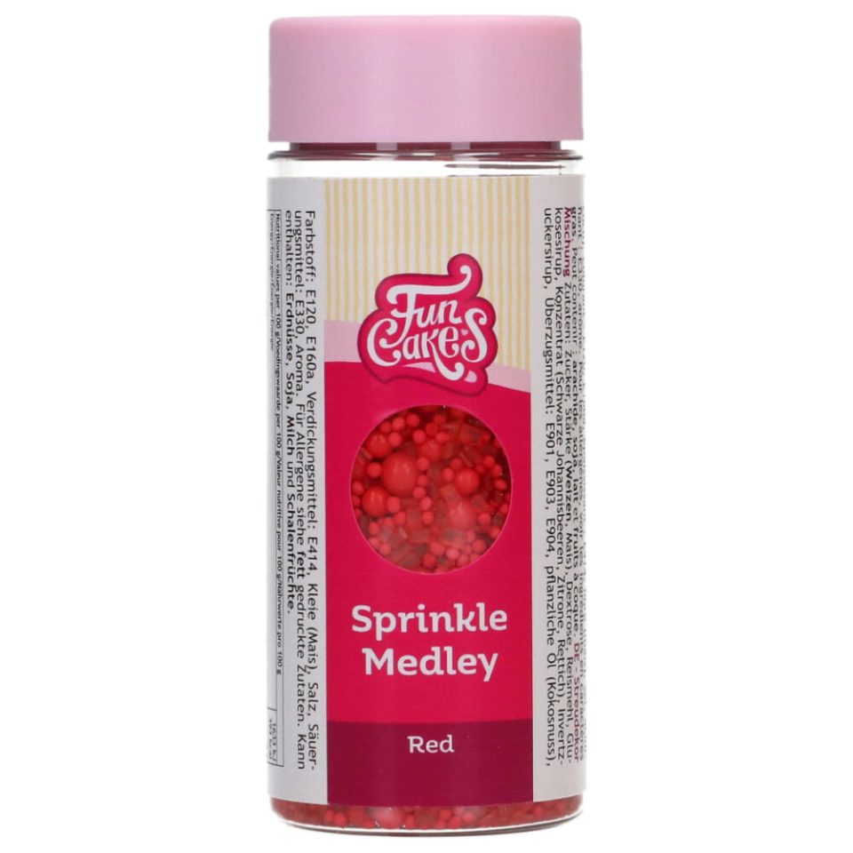 FunCakes Sprinkle Medley Red 70 g