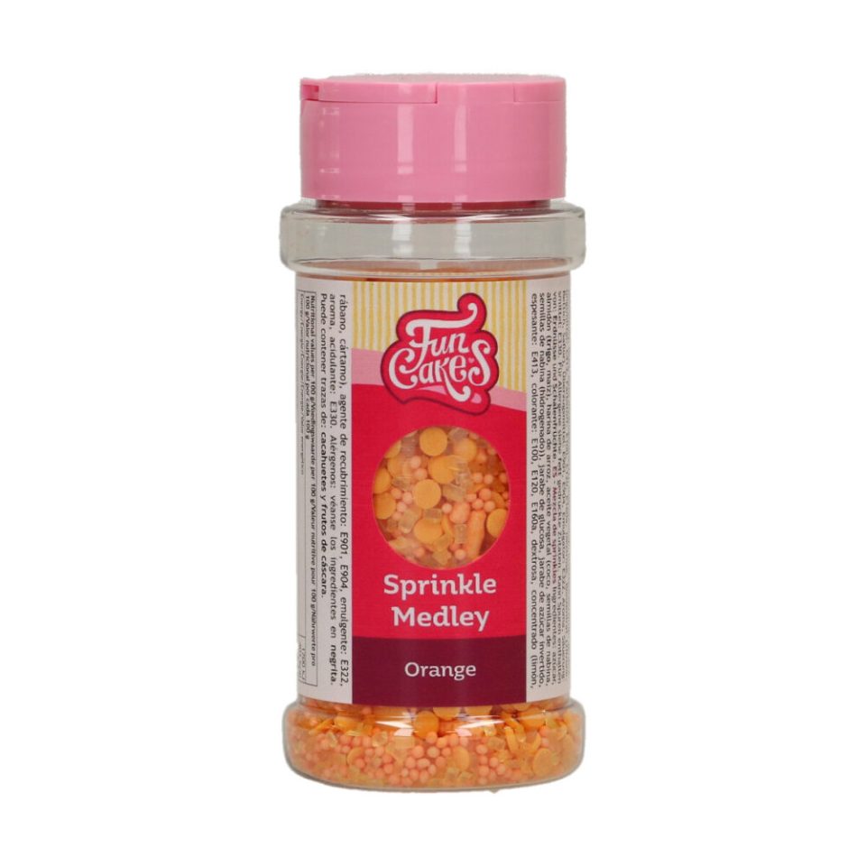 FunCakes Sprinkle Medley Orange 70 g