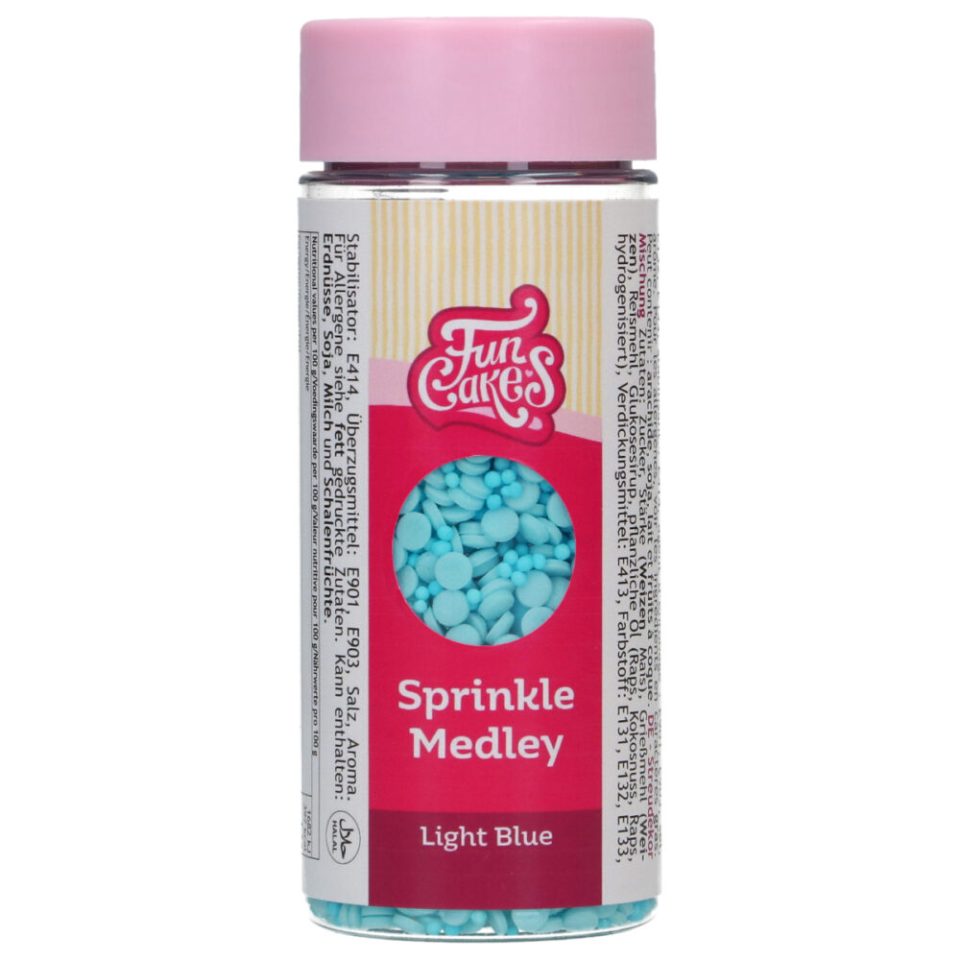 FunCakes Sprinkle Medley Light Blue 70 g