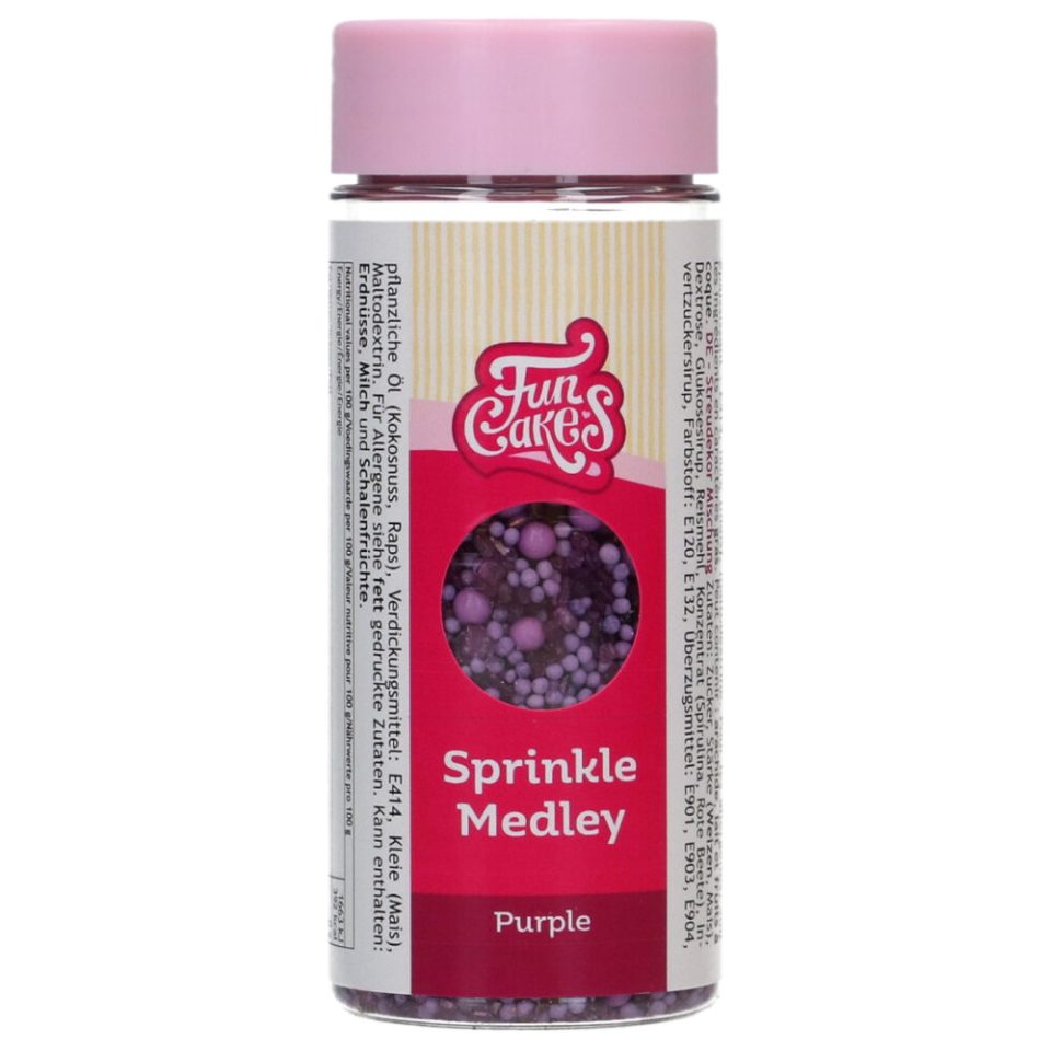 FunCakes Sprinkle Medley Purple 70 g