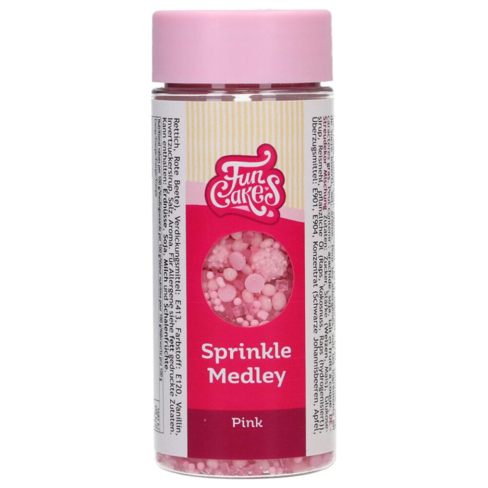 FunCakes Sprinkle Medley Pink 70 g