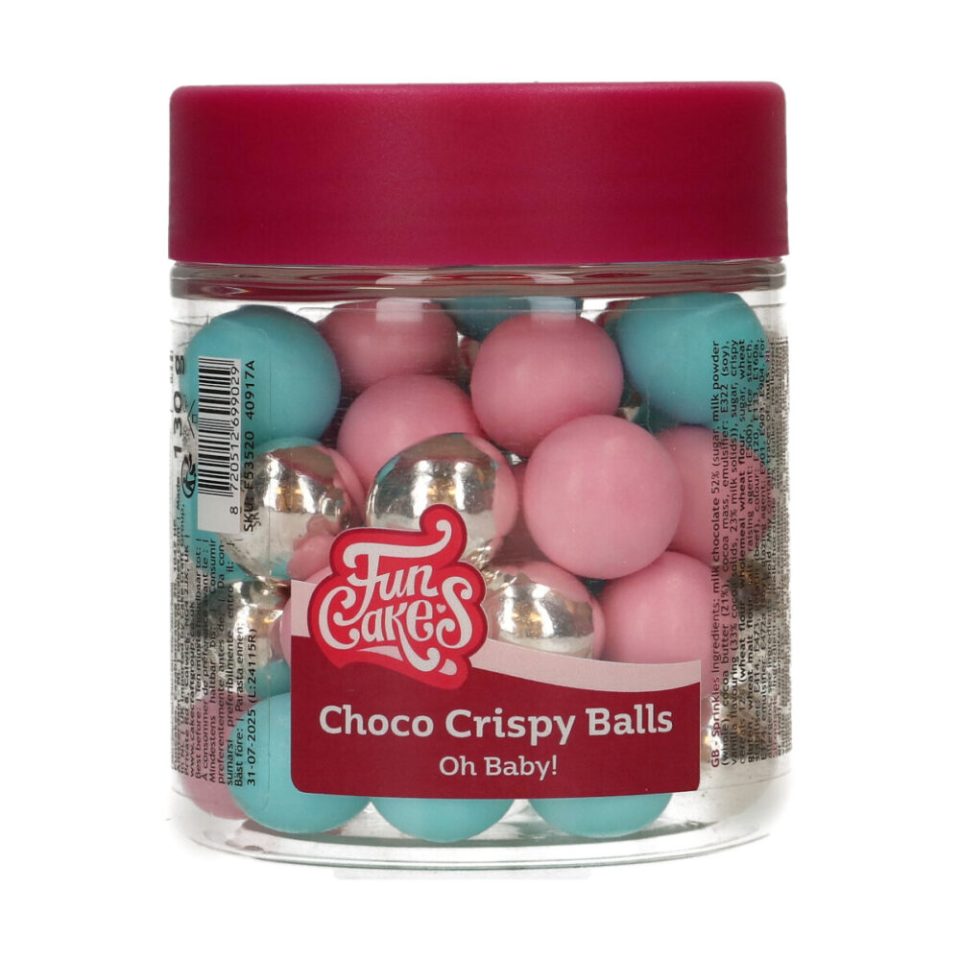 FunCakes Choco Crispy Balls OH BABY! 130 g