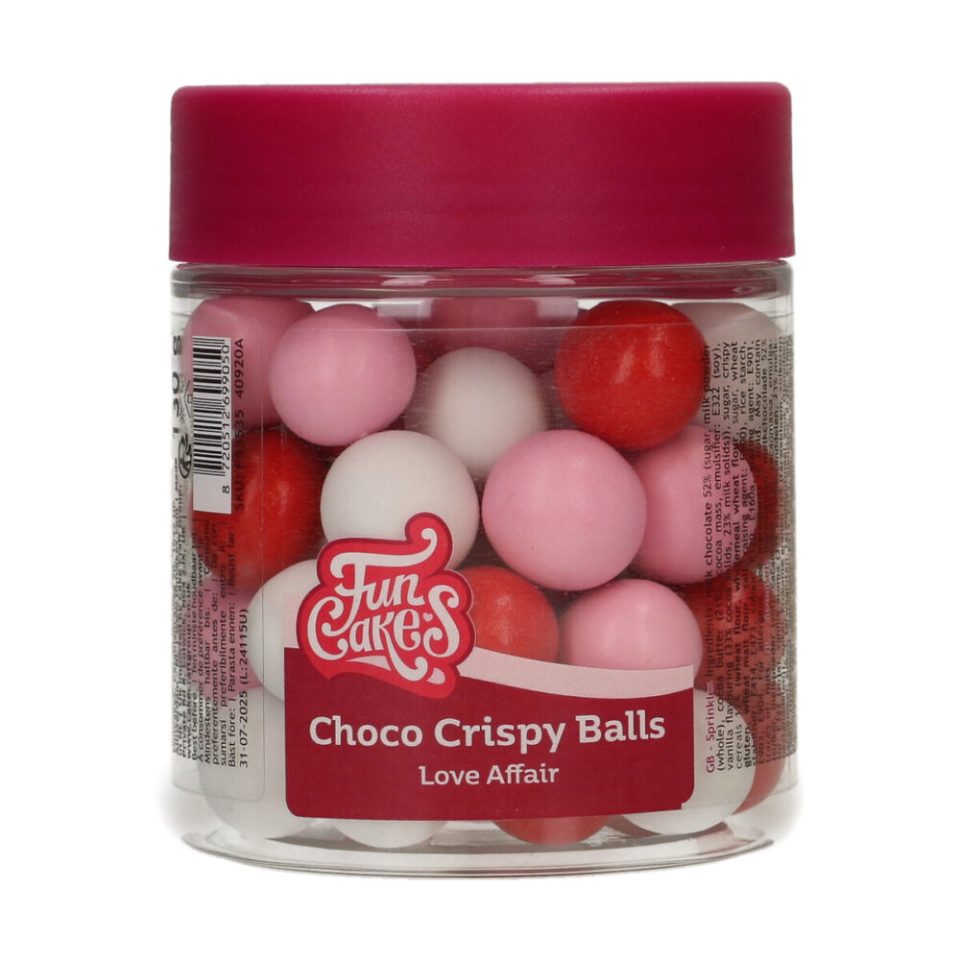FunCakes Choco Crispy Balls Love Affair 130 g