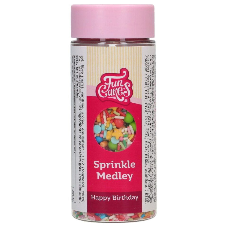 FunCakes Sprinkle Medley Happy Birthday 65 g