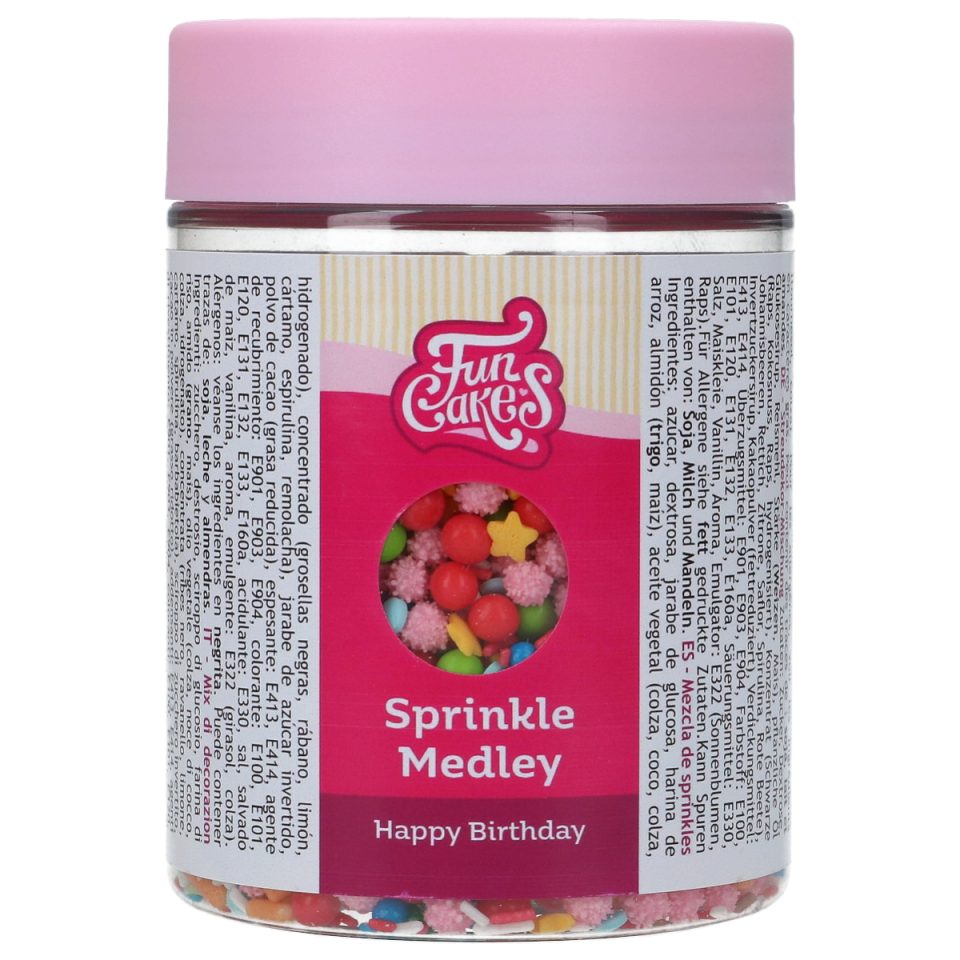 FunCakes Sprinkle Medley Happy Birthday 180 g