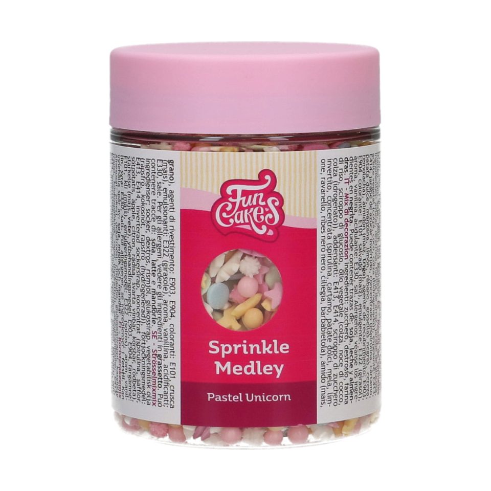 FunCakes Sprinkle Medley Pastel Unicorn 180 g