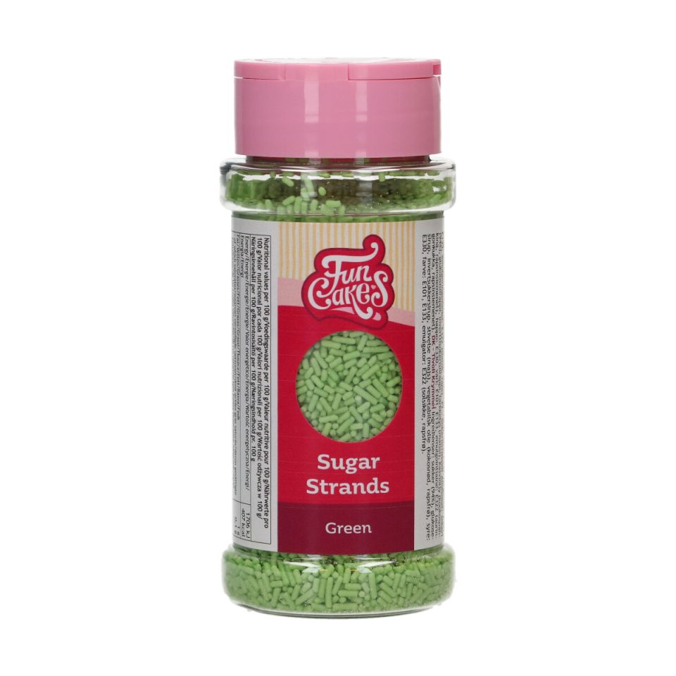 FunCakes Sugar Strands Green 80 g