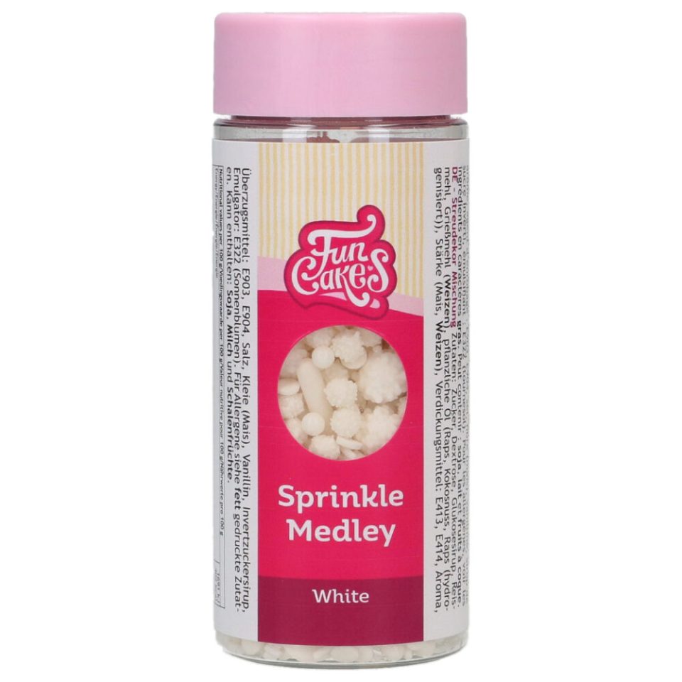 FunCakes Sprinkle Medley White 65 g