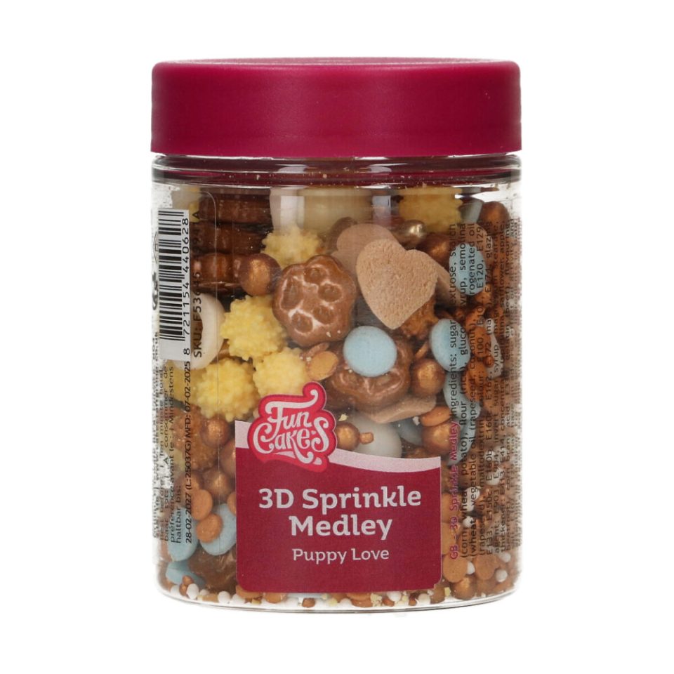 FunCakes 3D Sprinkle Medley Puppy Love 70 g