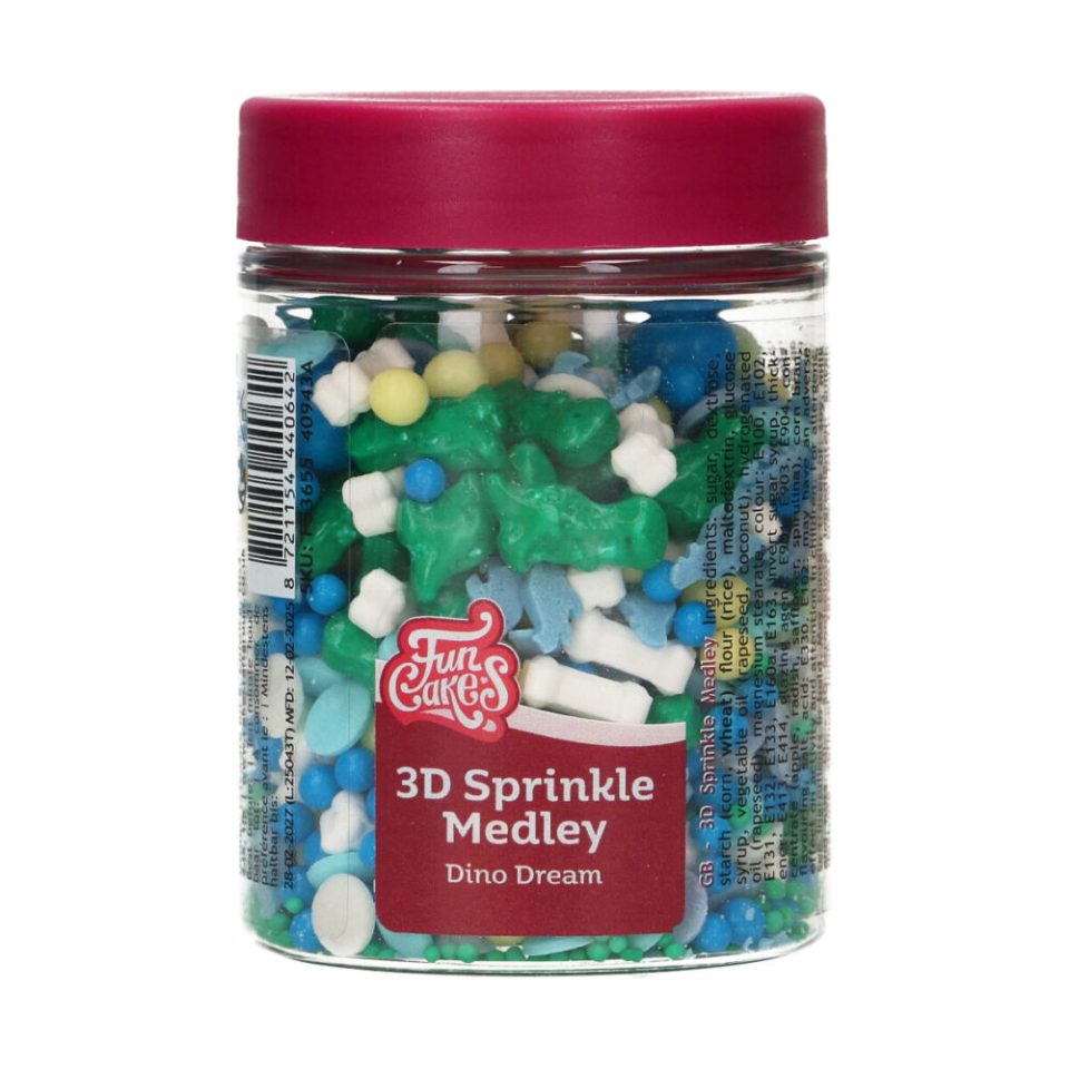FunCakes 3D Sprinkle Medley Dino Dream 70 g