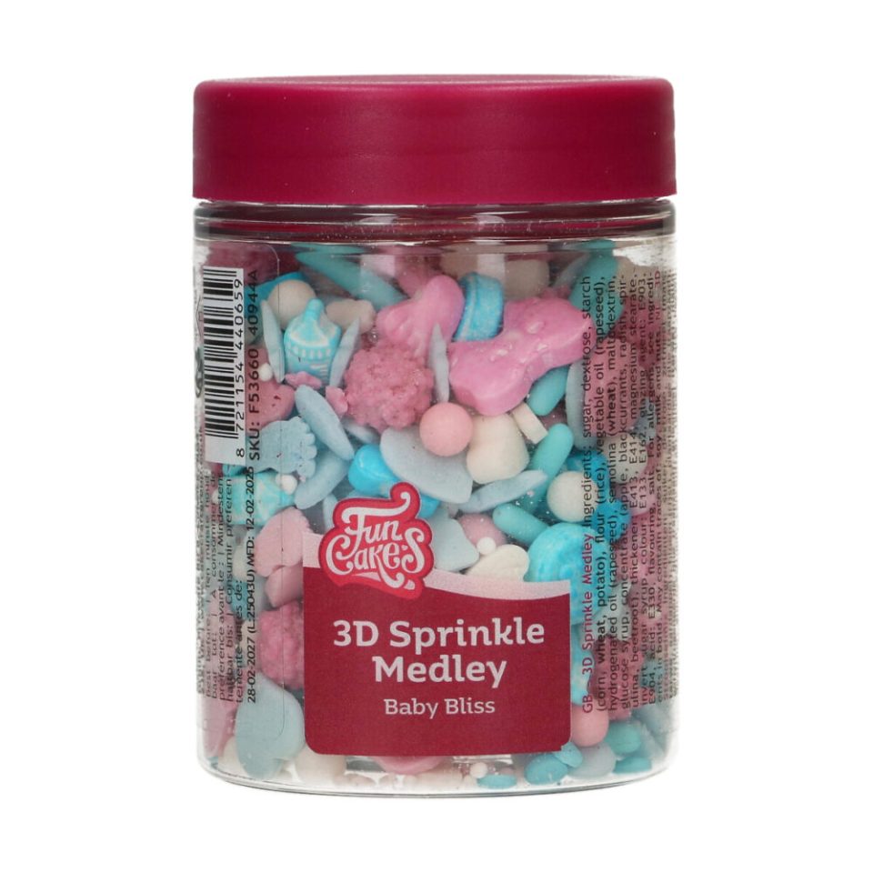FunCakes 3D Sprinkle Medley Baby Bliss 70 g