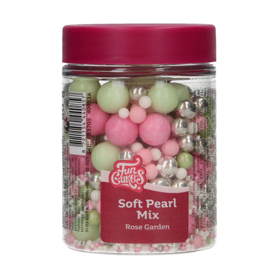 FunCakes Soft Pearls Mix Rose Garden 80 g