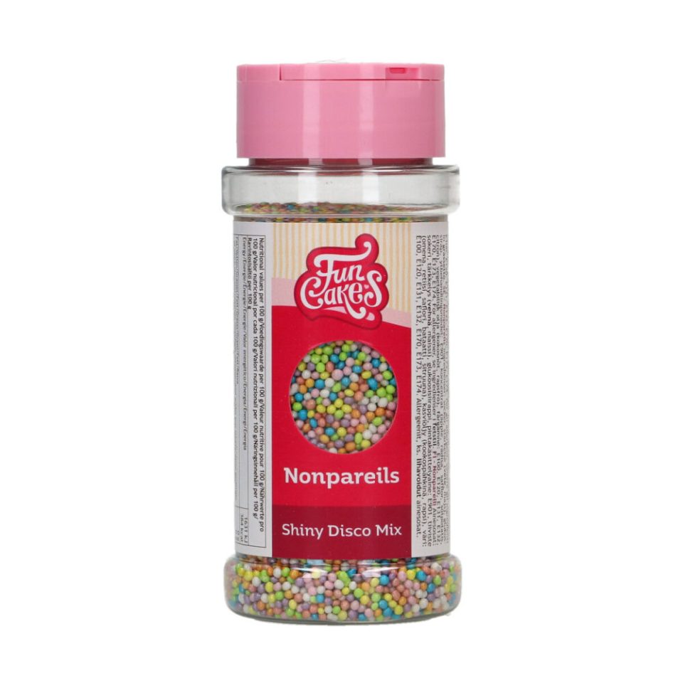 FunCakes Nonpareils Shiny Disco Mix 80 g