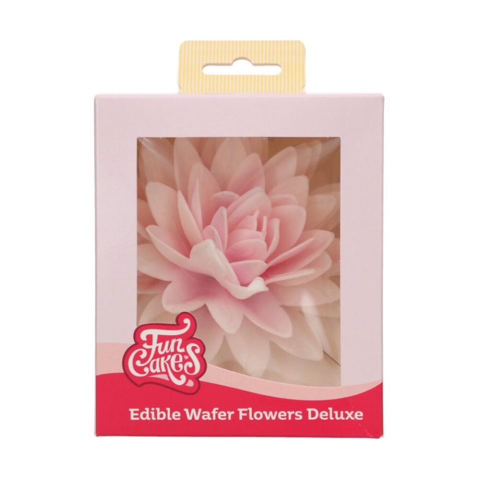 FunCakes Edible Wafer Flowers Deluxe Peony Pink Ombre Large 1 stuks