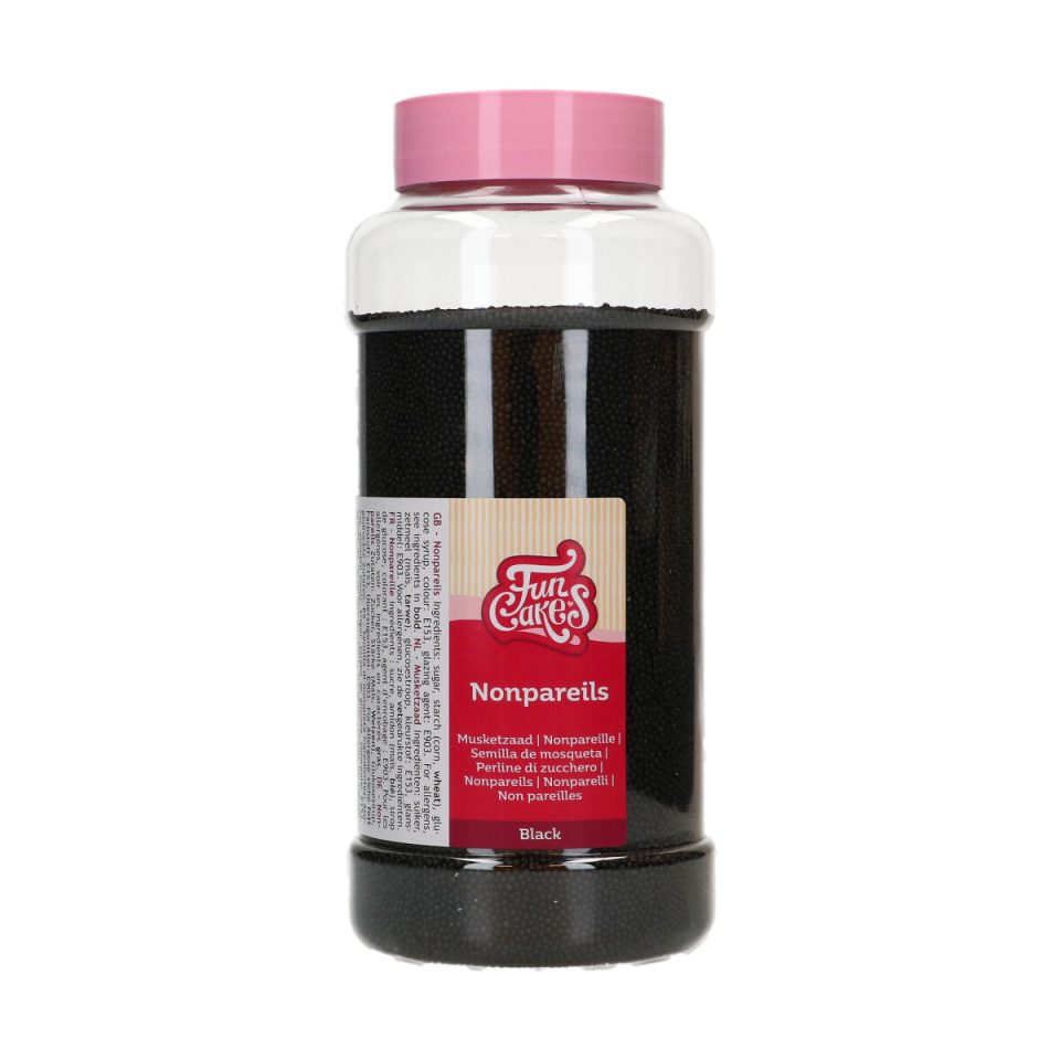 FunCakes Nonpareils Black 800 g