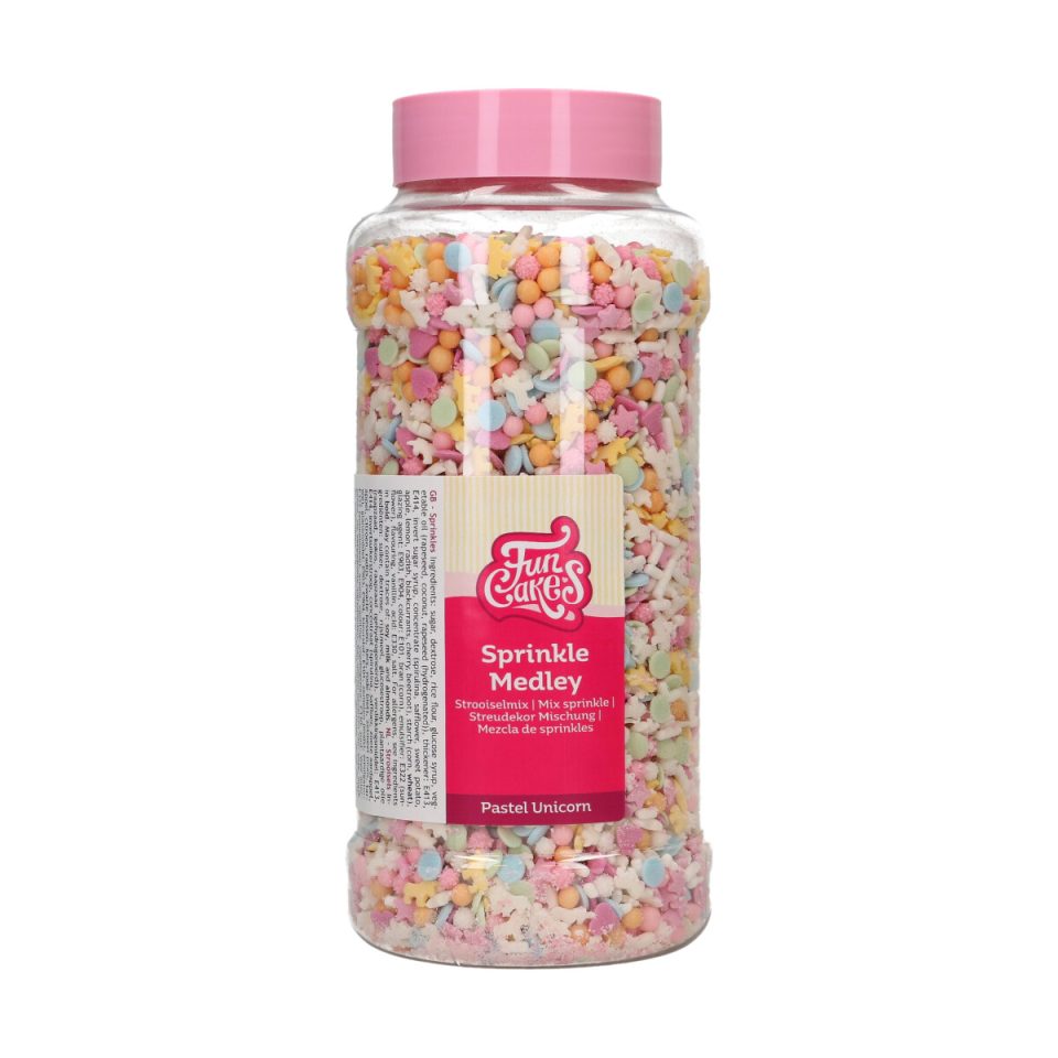 FunCakes Sprinkle Medley Pastel Unicorn 600 g