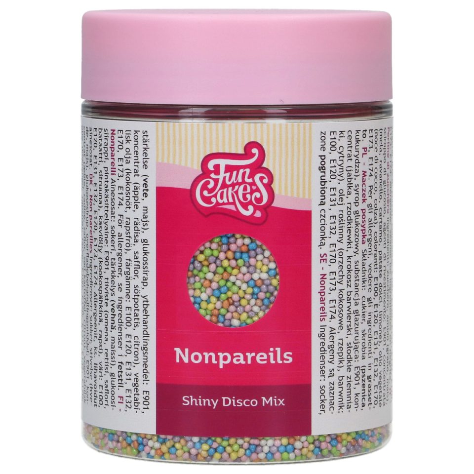 FunCakes Nonpareils Shiny Disco Mix 250 g