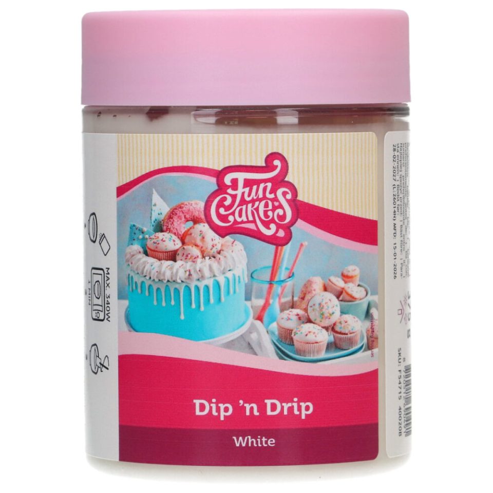 FunCakes Dip 'n Drip White 375 g