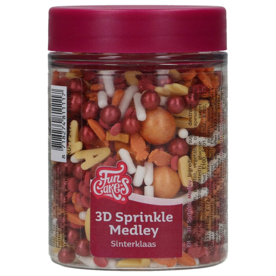 FunCakes 3D Sprinkle Medley Saint Nicholas 70 g