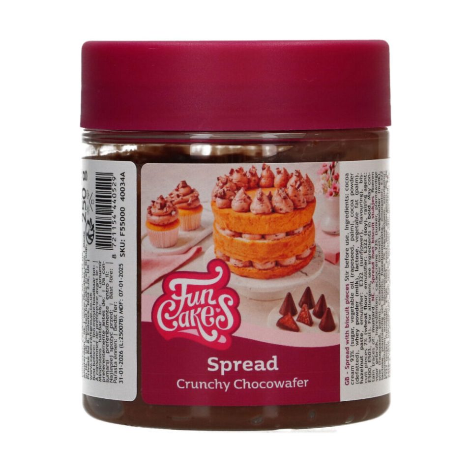 FunCakes Spread Crunchy Chocowafer 250 g