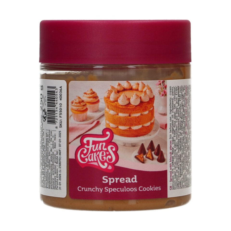 FunCakes Spread Crunchy Speculoos Cookies 250 g