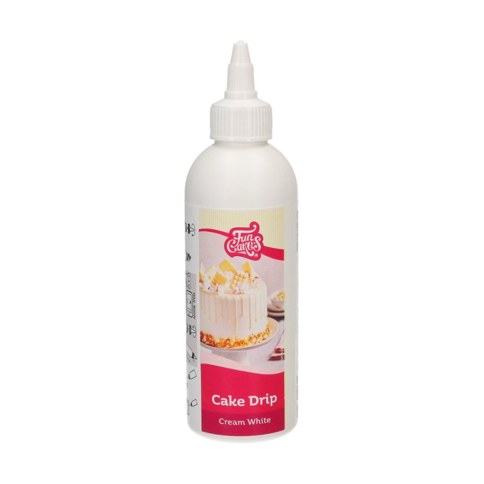 FunCakes Cake Drip Creamy White 180 g