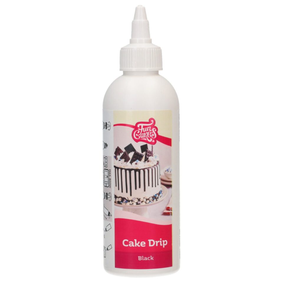 FunCakes Cake Drip Black 180 g