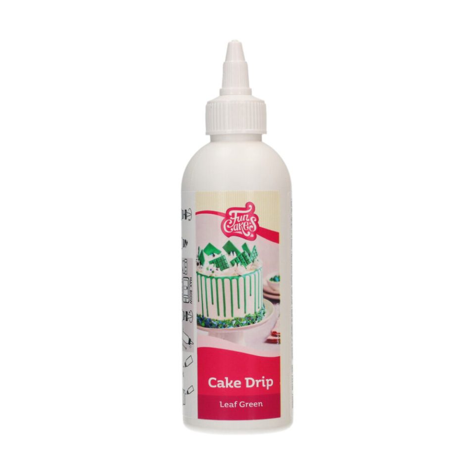 FunCakes Cake Drip Leaf Green 180 g
