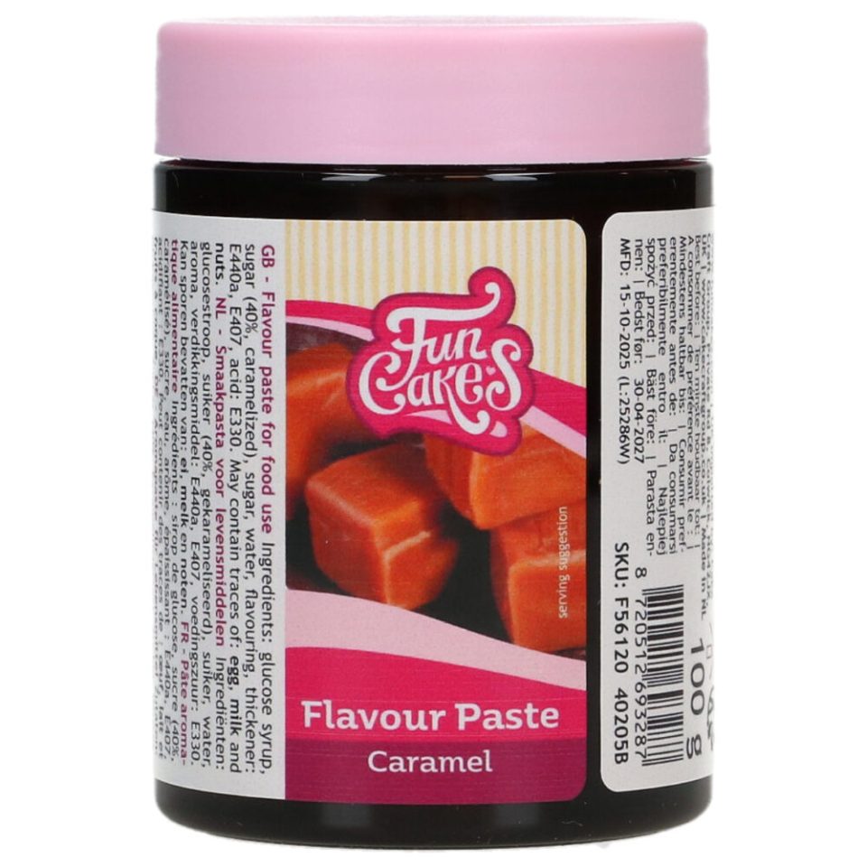 FunCakes smaakpasta Caramel 100 g
