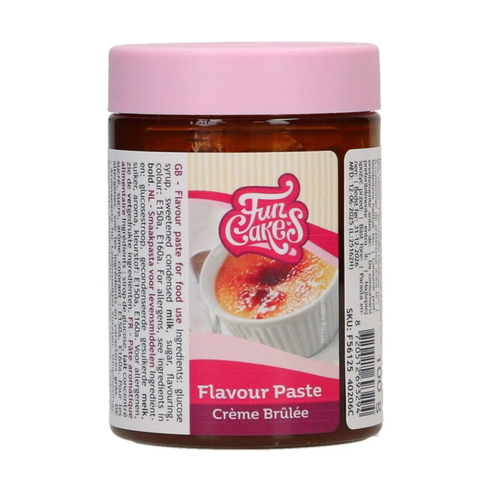 FunCakes smaakpasta Crème Brûlée 100 g