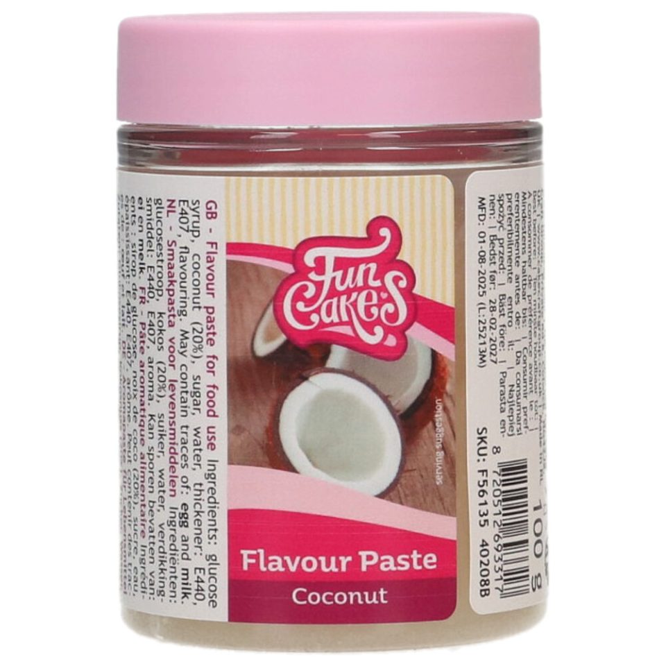 FunCakes smaakpasta Coconut 100 g