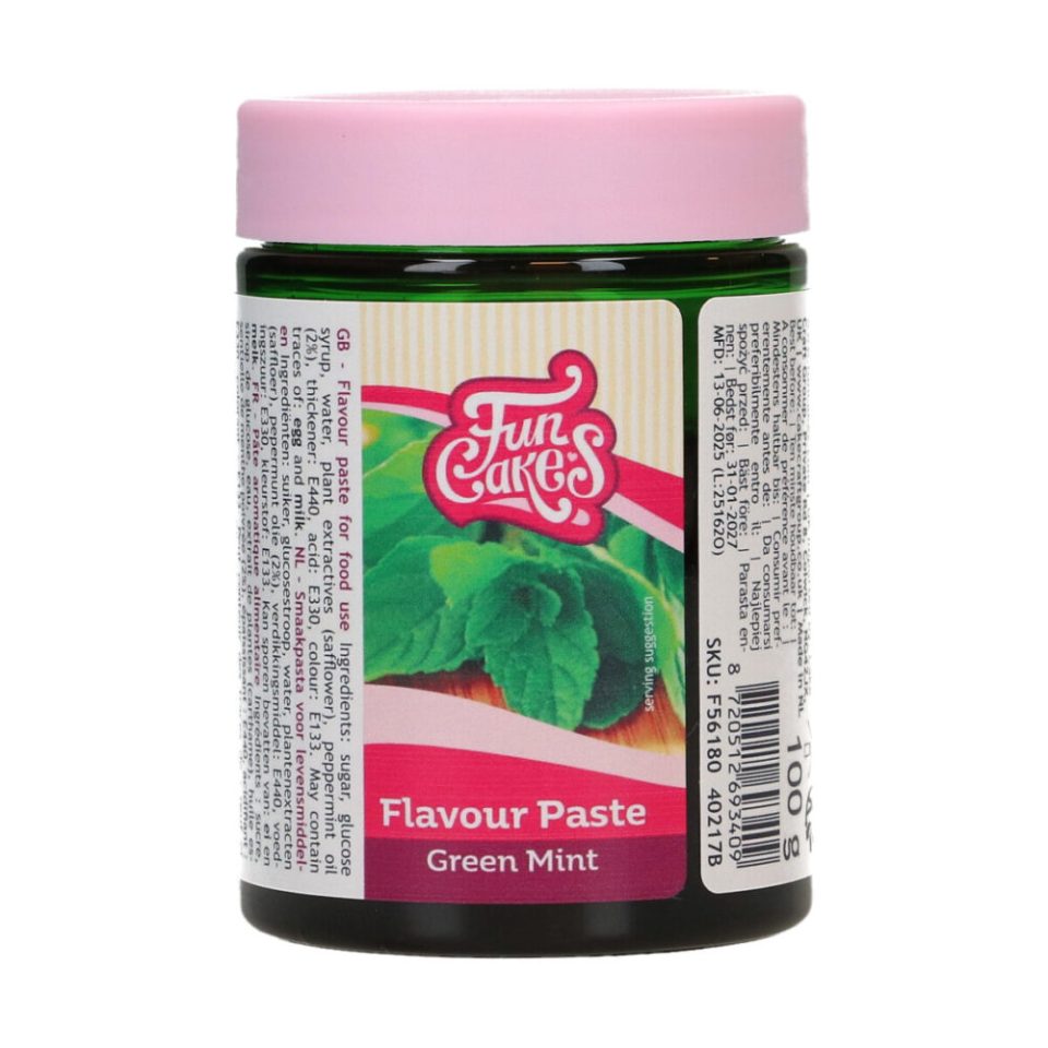 FunCakes smaakpasta Green Mint 100 g
