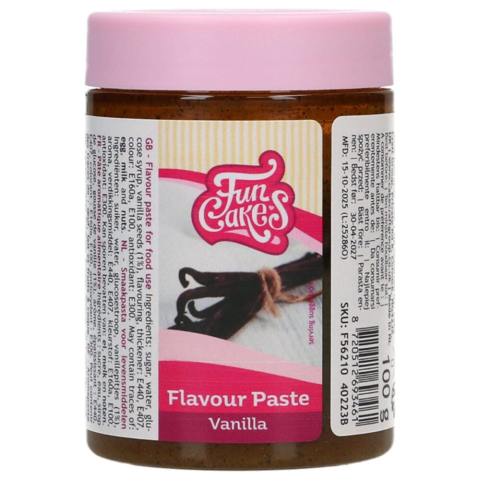 FunCakes smaakpasta Vanilla 100 g