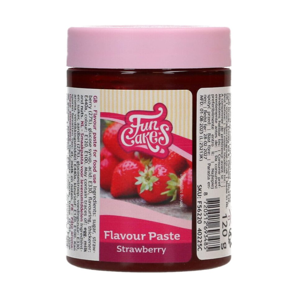 FunCakes smaakpasta Strawberry 120 g