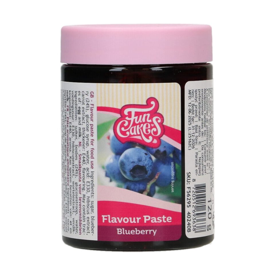 FunCakes smaakpasta Blueberry 120 g