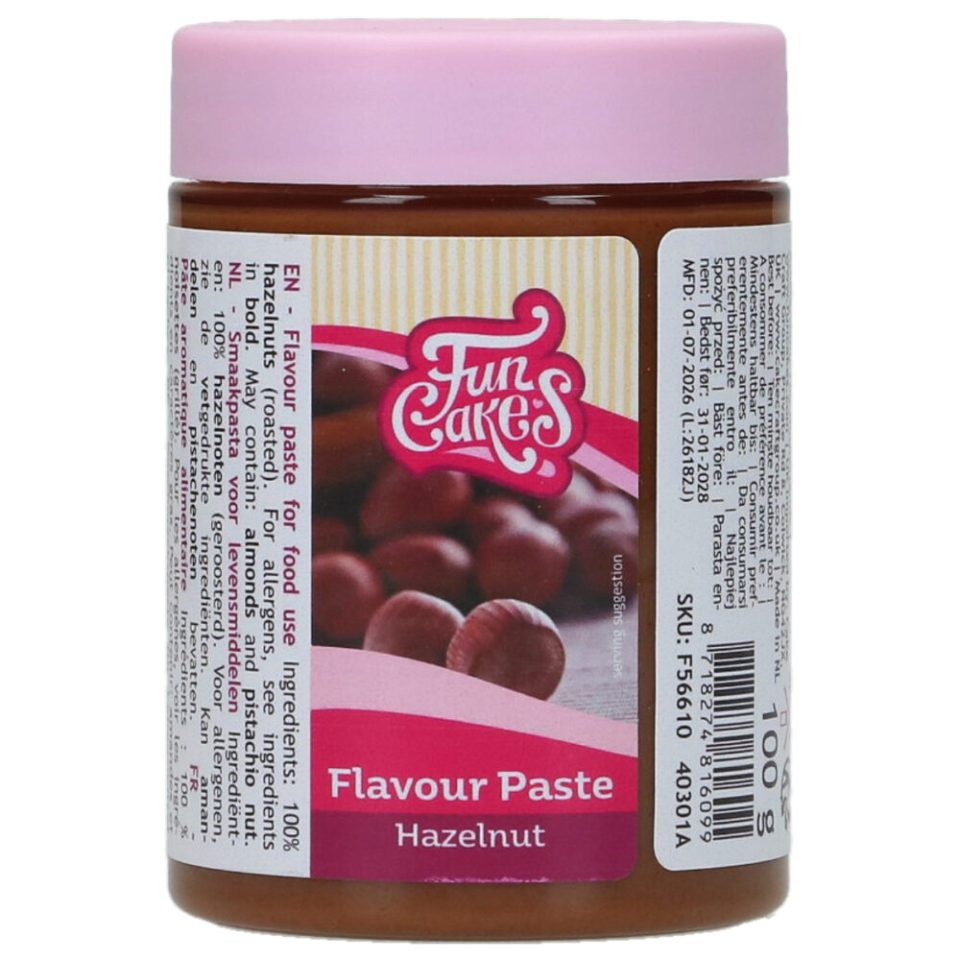FunCakes smaakpasta Hazelnut 100 g