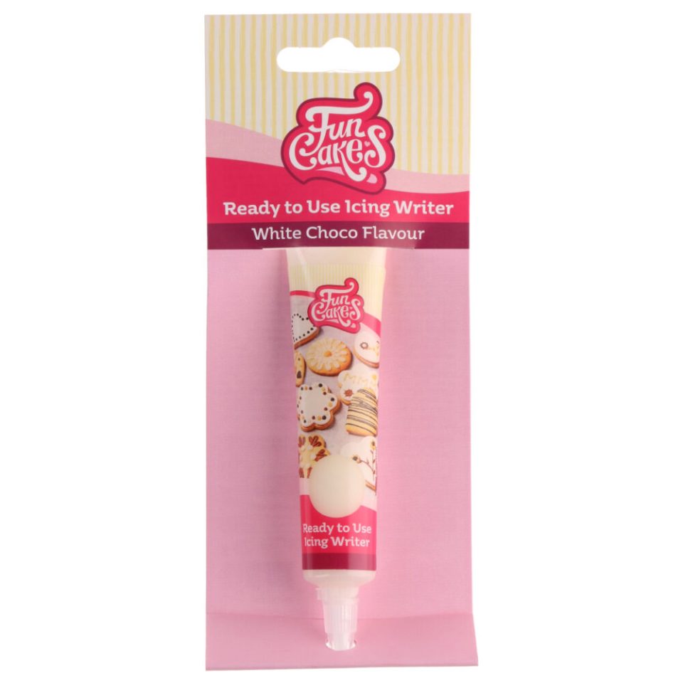 FunCakes Ready to Use Icing Writer White Choco Flavour 25 g