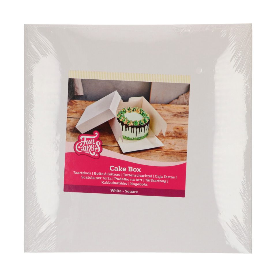 FunCakes taartdoos White 28x28x15 cm 1 stuk