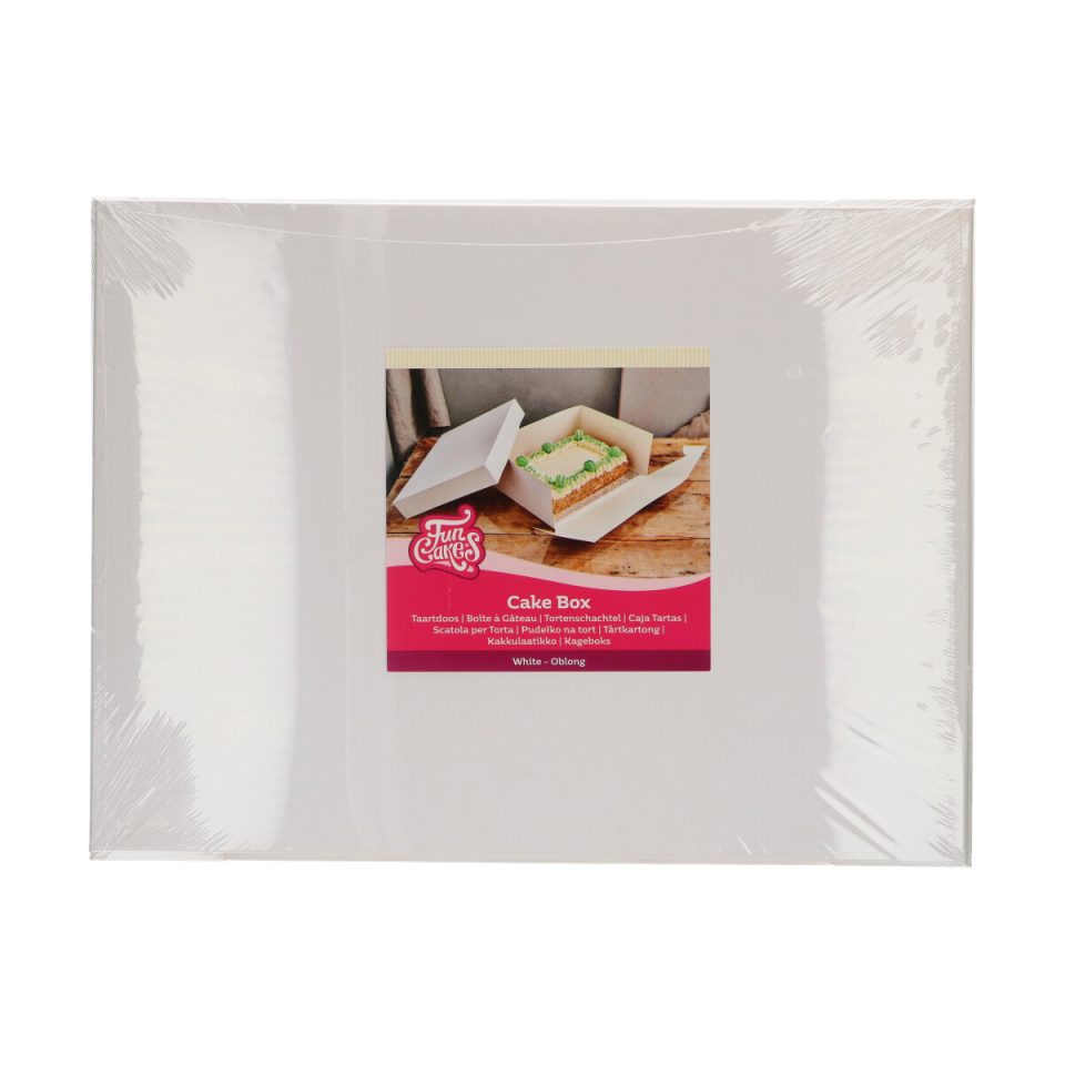FunCakes taartdoos White 40x30x15 cm 1 stuk