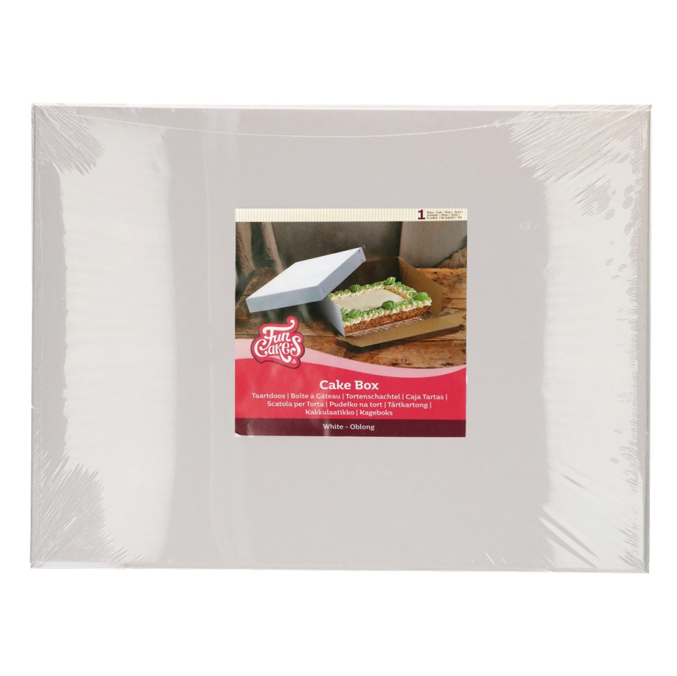 FunCakes taartdoos White 50x40x15 cm 1 stuk