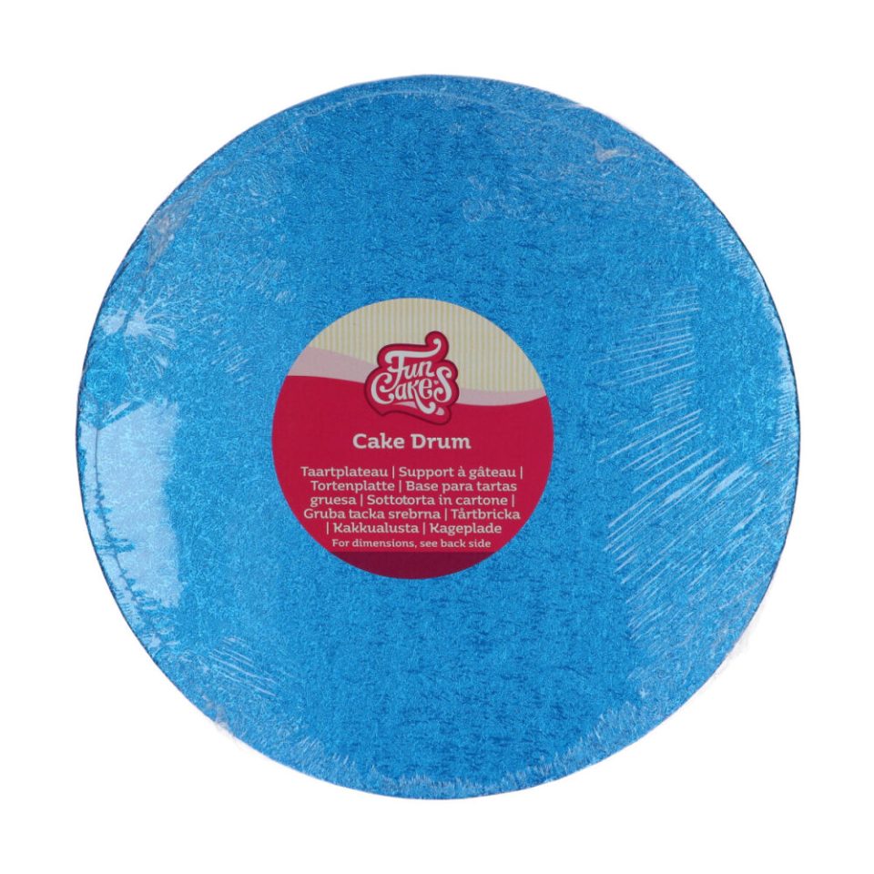 FunCakes cake drum Round Blue Ø25 cm