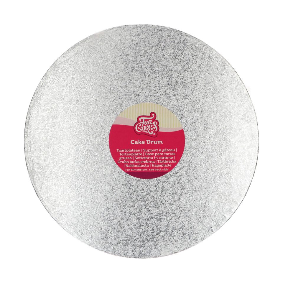 FunCakes cake drum rond Silver Ø30,5 cm