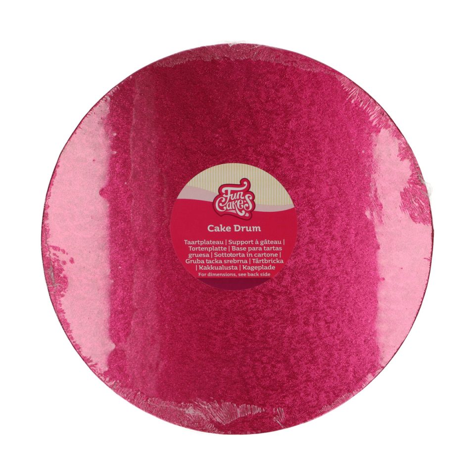 FunCakes cake drum rond Cerise Ø30,5 cm