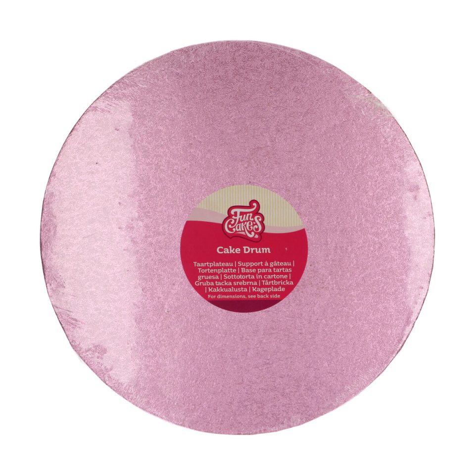 FunCakes cake drum rond Pink Ø30,5 cm