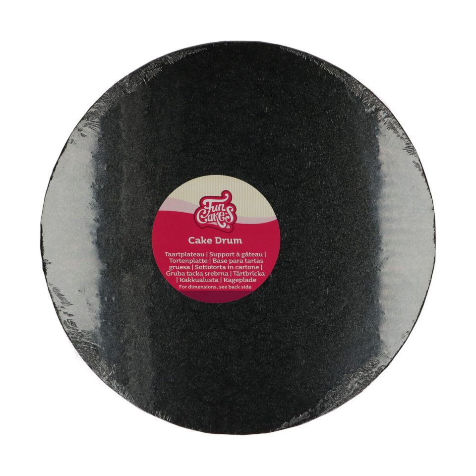 FunCakes cake drum rond Black Ø30,5 cm
