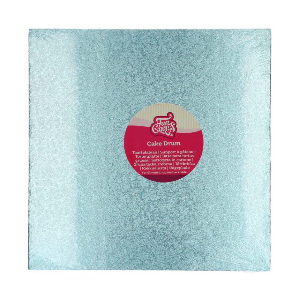 FunCakes cake drum Square Baby Blue 30,5 cm